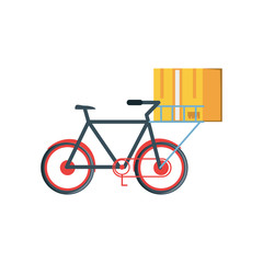bicycle for logistic service with boxes