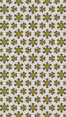 Ornate geometric pattern and abstract colored background