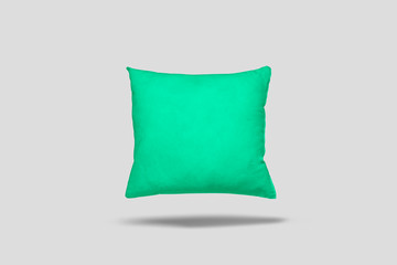 Blank Pillow Case design Mock-up with clipping path. Clear pillowslip cover Mock up template. 3D rendering.