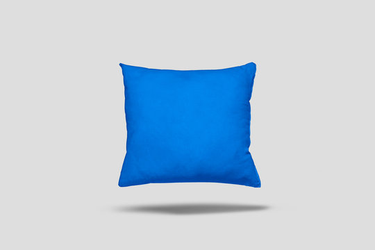 Blank Pillow Case Design Mock-up With Clipping Path. Clear Pillowslip Cover Mock Up Template. 3D Rendering.