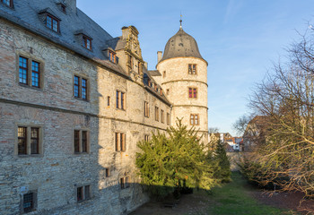 A Renaissance Wewelsburg castle famous as the central SS and Heinrich Himmler cult-site