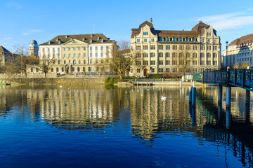 Fototapeta na wymiar Zurich Old Town (Altstadt)