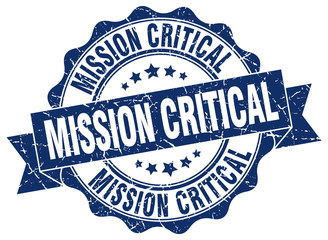 mission critical stamp. sign. seal