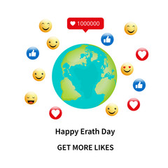 Happy earth day - get more likes