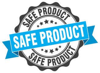 Fototapeta premium safe product stamp. sign. seal