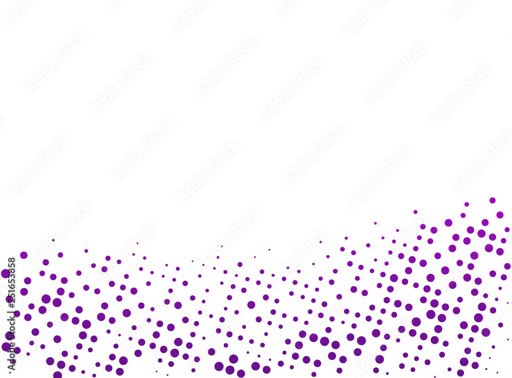 Poster purple abstract dotted background with copy space and clipping path. creative halftone pattern, desi