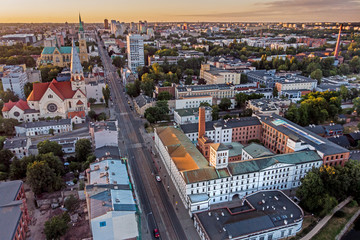 Łódź, Poland. View of the White Factory.	 - obrazy, fototapety, plakaty