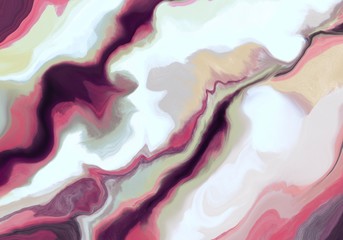 Super duper gorgeous abstract painting. Liquid paint technique background. Marble effect painting. Background for wallpapers, posters, cards, invitations, websites. Mixed gray, pink, black and white.