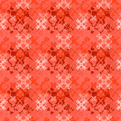 Seamless background pattern with colored varied squares.