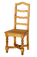 picture on white background of a chair  