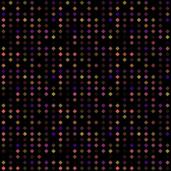 Abstract seamless pattern background with multicolored various rhombuses.