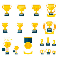 award winner icon - winner flat icon- win medal icon - award illustration. reward sign symbol. winner vecto