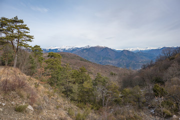 Photos of the Cote d'Azur in France in the winter time