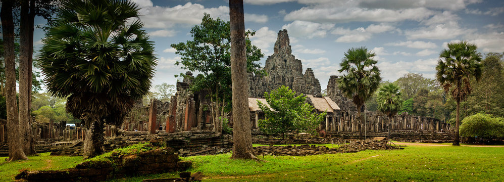 Temple ruins in Vietnam.