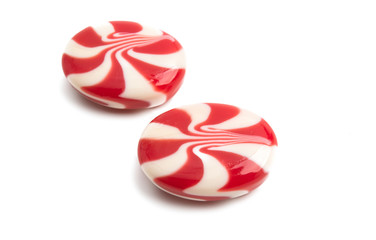 strawberry milk lollipop isolated