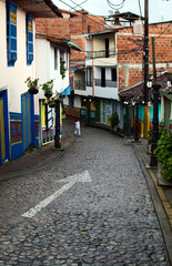 street of the registry of Guatapé municipality of Antioquia