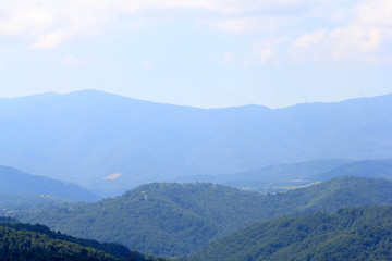 Fototapeta na wymiar Stara Planina mountains in Bulgaria