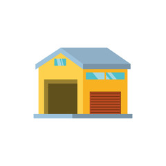 warehouse building isolated icon