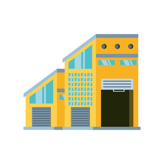 warehouse building isolated icon