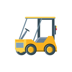 Fototapeta premium delivery service forklift icon