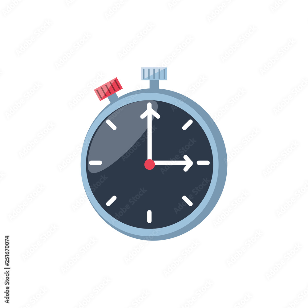 Poster chronometer timer isolated icon