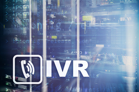 IVR Interactive Voice Response. Call Center Business Concept.