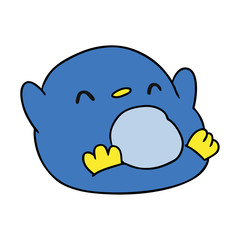 cartoon kawaii of a cute penguin