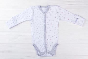 Newborn baby sleepwear onesie pajama.