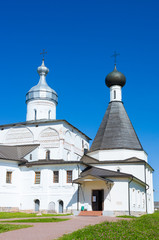 Fototapeta na wymiar Virgin Rozhdestvensky Belozersky Monastery. Ferapontovo, Kirillovsky district, Vologda region