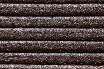 Nahaufnahme Federung Eisenbahnwaggon