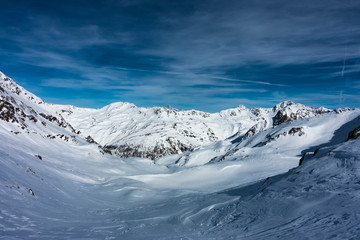 Fototapeta na wymiar Winterlandschaft Osttirol Gebirge