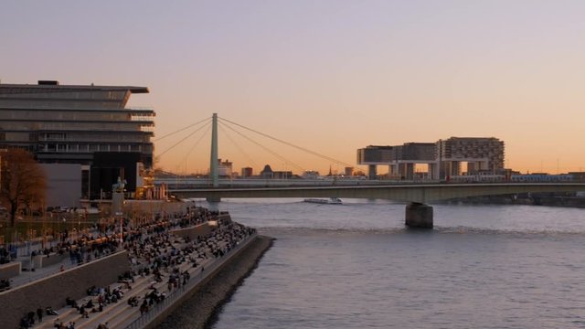 K&ouml;ln, Rhein, Panorama  