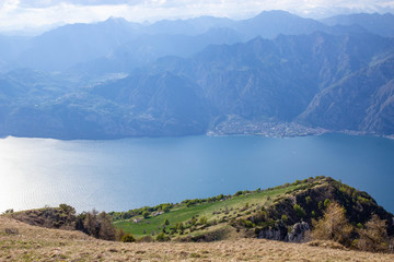 View of lake Garda from Monte Baldo