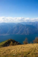 View of lake Garda from Monte Baldo