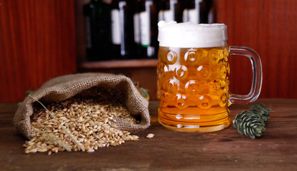 A delicious and refreshing glass of Cold Beer