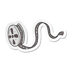 Fototapeta premium sticker of a cartoon movie film