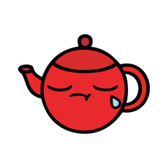 cute cartoon teapot