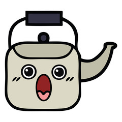 cute cartoon kettle