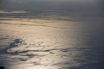 View of the sea from a height of 1400 meters