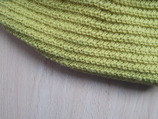 texture of a knitted fabric