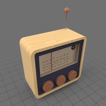 Small vintage radio