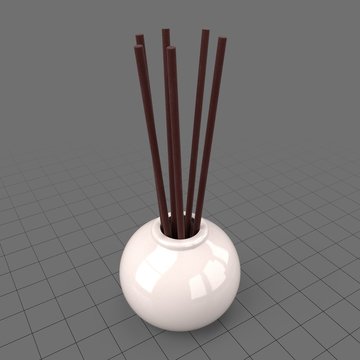 Aroma sticks in vase 1