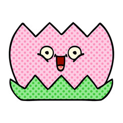 comic book style cartoon water lilly