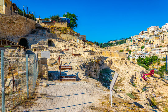 Ruins of the city of David in Jerusalem, Israel