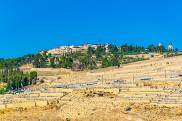 mount of olives in Jerusalem, Israel