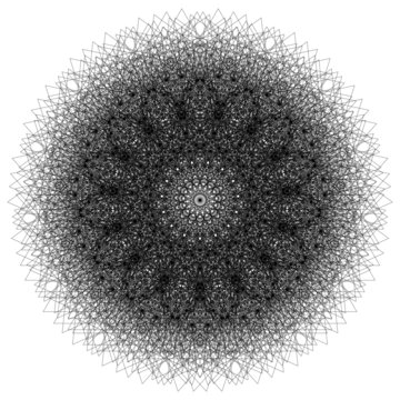 Triangle Vector Sacred Geometry Mandala Energy Field