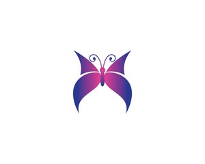Obraz na płótnie Canvas Butterfly logo template