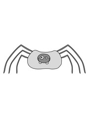 spinne ekelig klein süß niedlich comic cartoon clipart design cool krabbeln insekt beine lustig