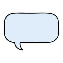 cute cartoon speech bubble