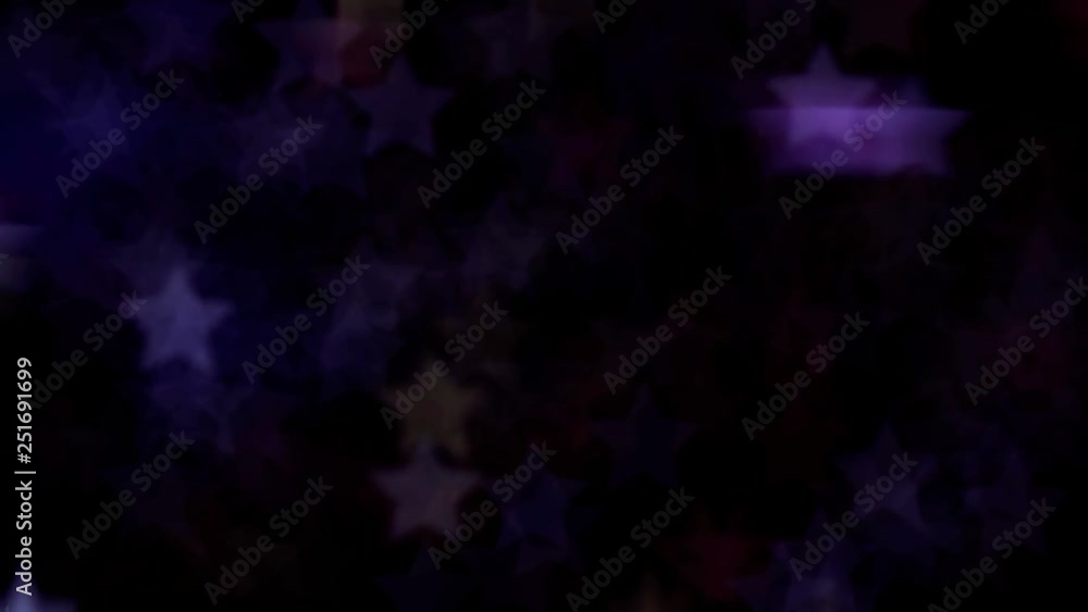 Poster lights bokeh in the form of stars and blur. bright background for video or presentations